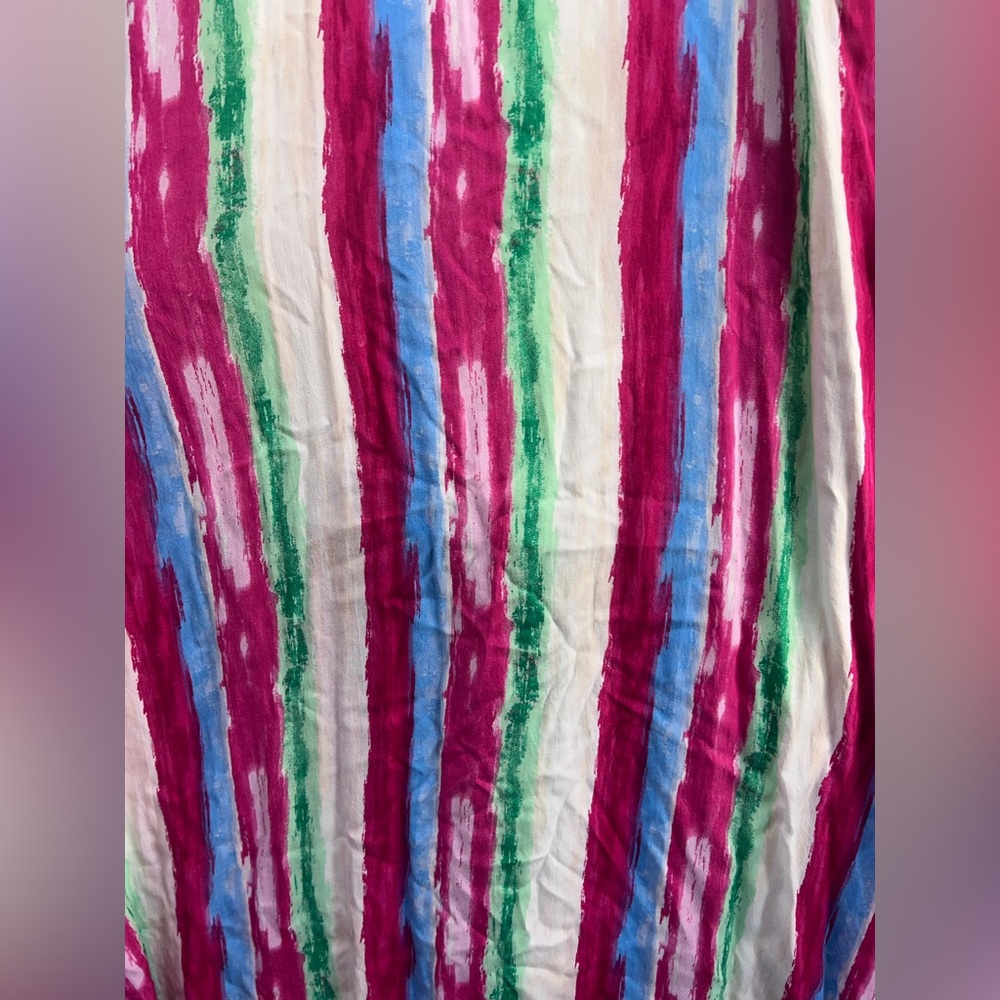 She + Sky Multicolor Brushstroke Dress - Picture 2 of 9